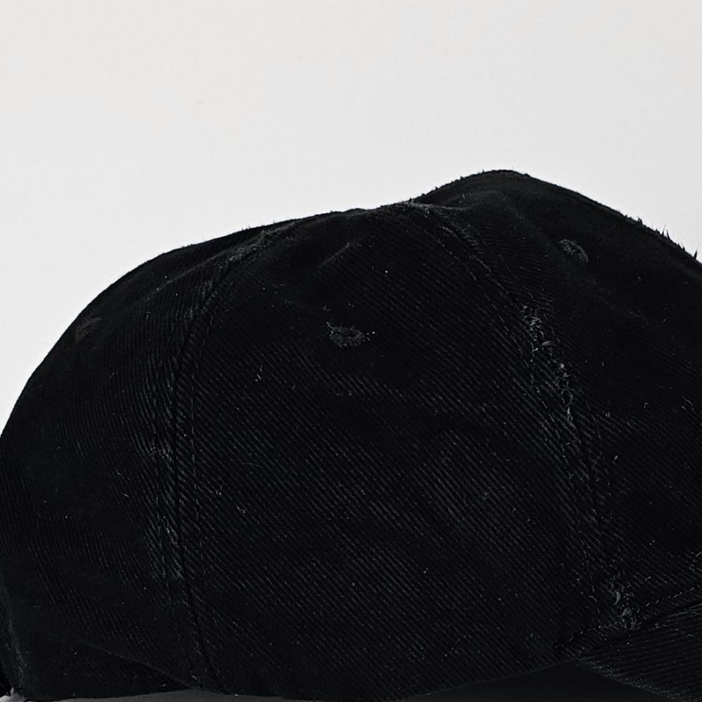 Black and Orange graphic fitted baseball Cap - Picture 11 of 11